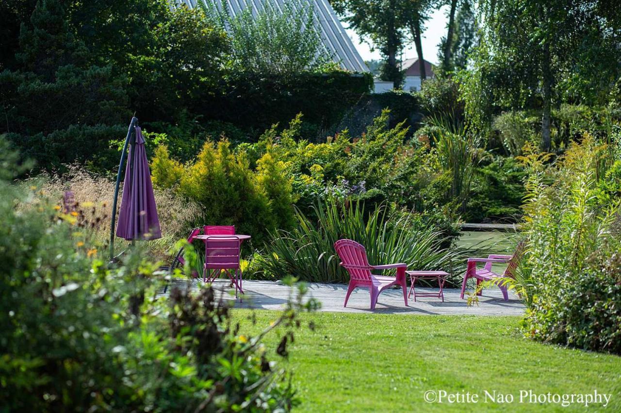 Au Jardin Des Deux Ponts Bed & Breakfast Abbeville Eksteriør bilde